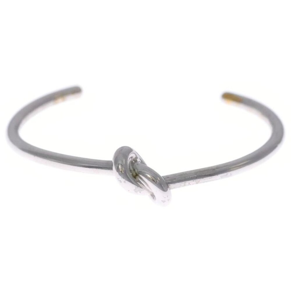 Celine Knot Bangle Bracelet Silver M - Picture 4 of 6